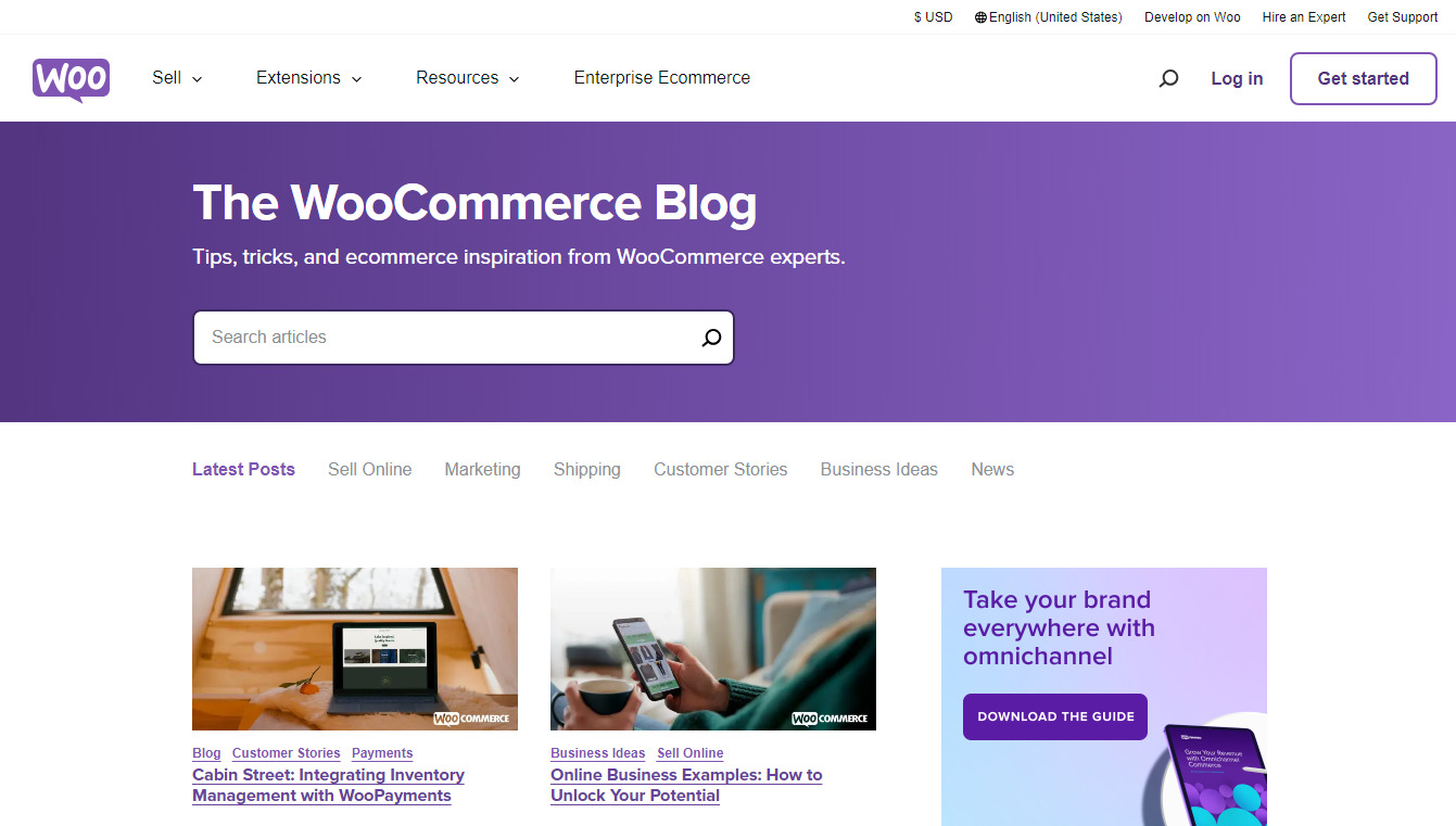 WooCommerce Blog